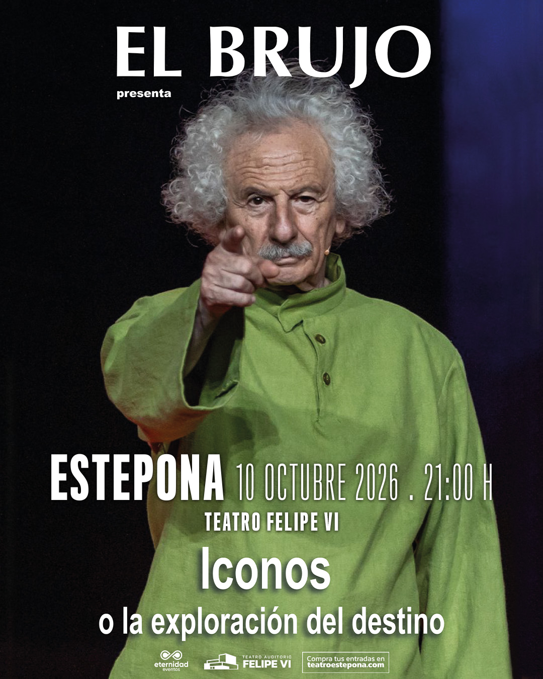 Cartel de Iconos o la exploración del destino — Auditorio Felipe VI, Estepona