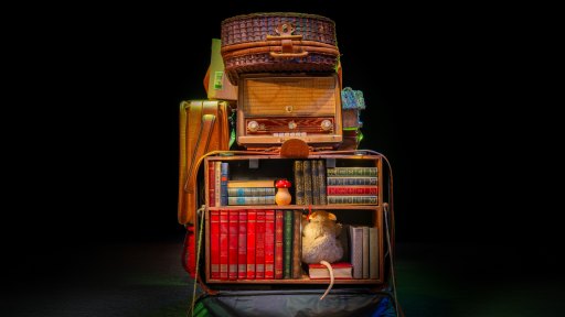 Cartel de LA BIBLIOTECARIA VIAJERA Y EL MISTERIO DEL LIBRO VACÍO — Teatro Echegaray, Málaga