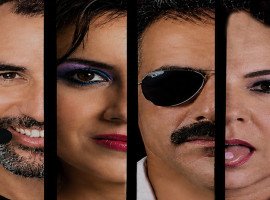 Cartel de La pastilla de la felicidad — Teatro Cánovas, Málaga