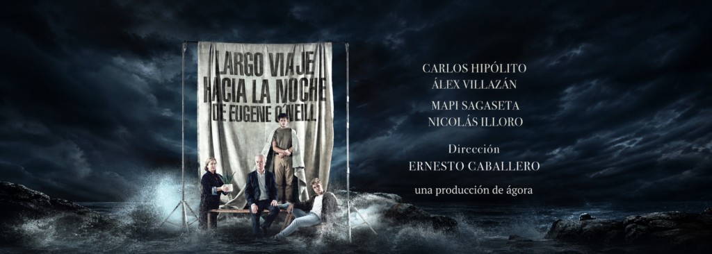 Cartel de Largo viaje hacia la noche — Teatro del Soho CaixaBank, Málaga