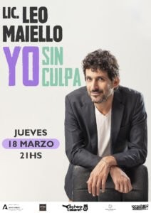 Cartel de LEO MAIELLO YO, SIN CULPA — La Cochera Cabaret, Málaga