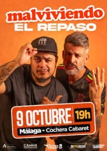 Cartel de MALVIVIENDO: EL REPASO — La Cochera Cabaret, Málaga