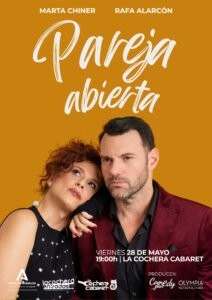 Cartel de PAREJA ABIERTA — La Cochera Cabaret, Málaga