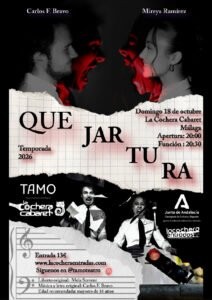 Cartel de QUEJARTURA — La Cochera Cabaret, Málaga